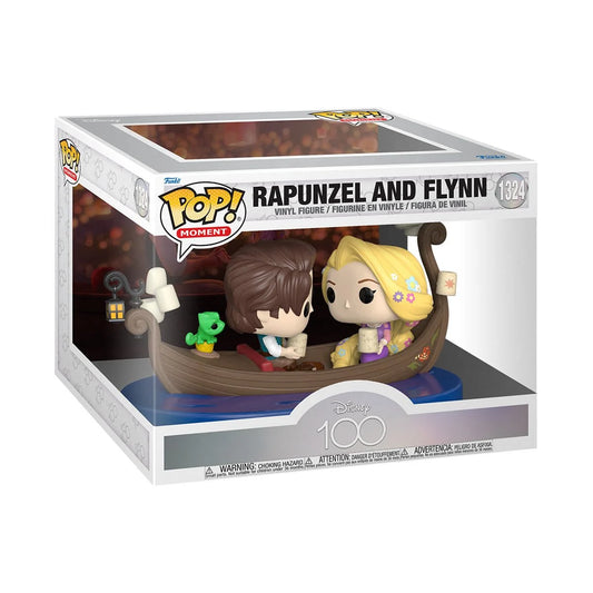 *PRE-ORDER* Disney 100 Tangled Rapunzel and Flynn on Boat Pop! Moment